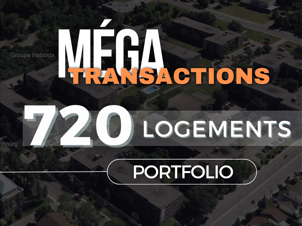 Méga transactions | Vente d’un portfolio de 720 logements