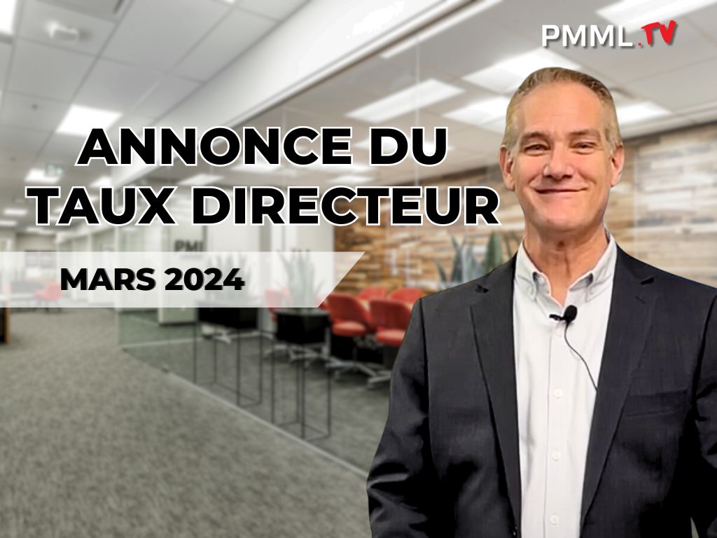 Annonce du taux directeur